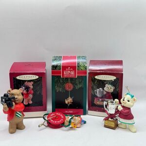 3 Vintage Hallmark keepsake ornaments in original‎ boxes